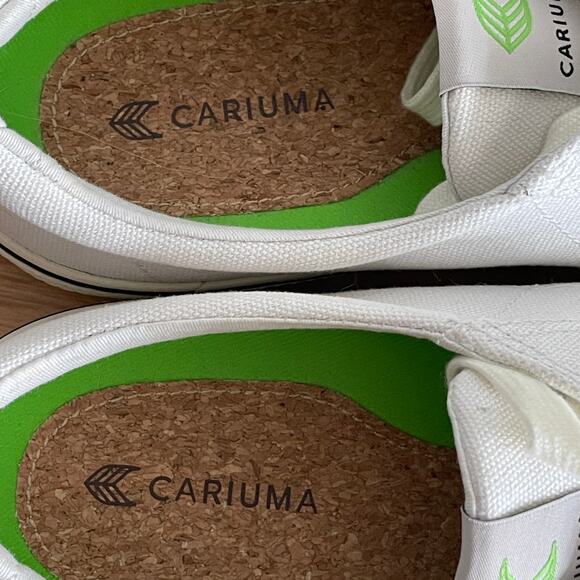 Cariuma off White Canvas Striped Sneakers oca low - Picture 8 of 12